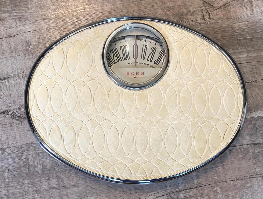 Vintage Borg Oval Bathroom Scale Made in USA - Etsy
