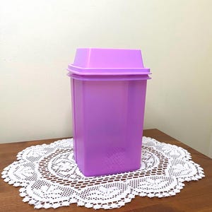 Vintage lila lavendel Tupperware Pick-a-Deli-behållare | Inlagda kryddor i kylskåp