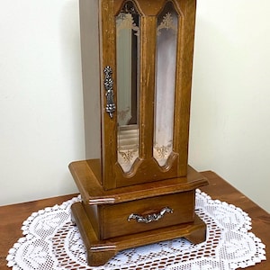 Vintage Wooden Box Front Opening - Etsy