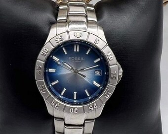 fossil watches for men blue