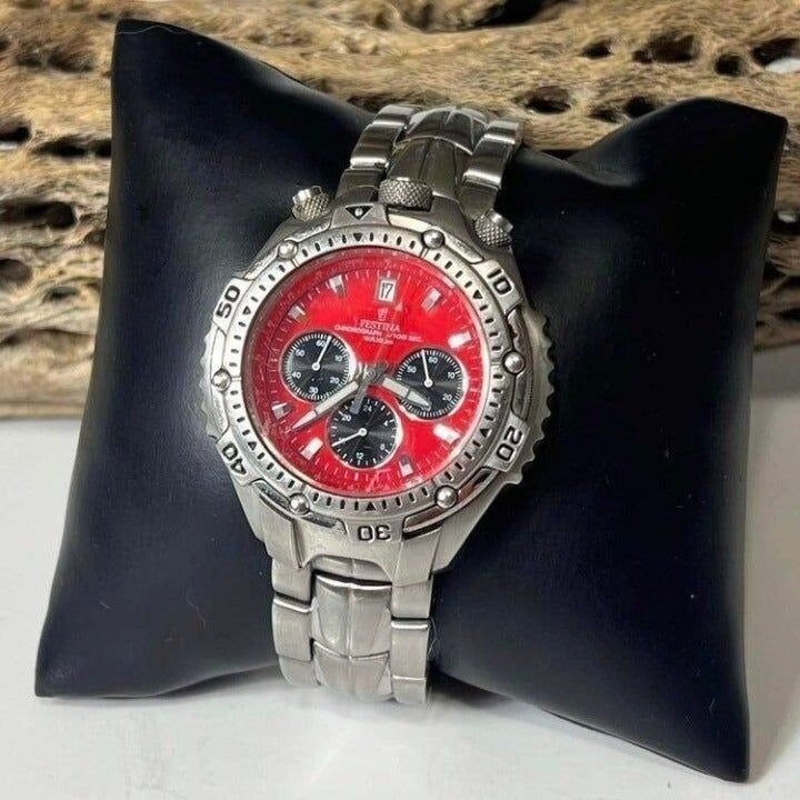 Raro FESTINA Chronograph Bullhead Reloj Para - España