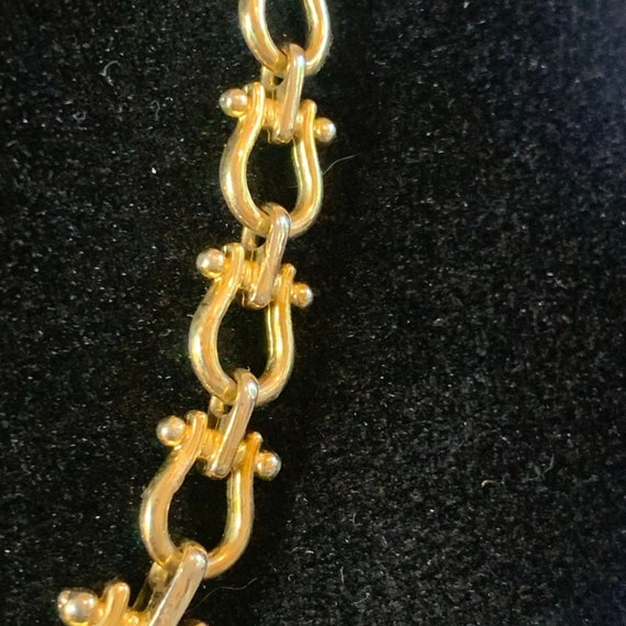 Vintage PCI Gold-Tone Rhinestone Necklace Choker - image 3