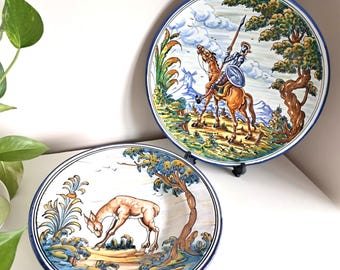 1990年代ヴィンテージ サイン入り タラベラ メキシコ陶器アート 壁掛け