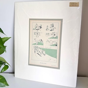 Antique Jean Routier Caricature - Polo Pony / Original Print – 1919