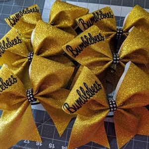 You pick colors / Custom Team Glitter  Cheer Bow