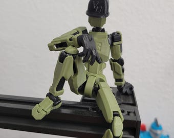 3D printed Articulated Action Figure,Dummy 13, Articulated for play or Display. Dummy13 / T13