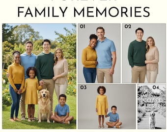 Realistic Merge of Different Photos, Add someone to Photo, Add Deceased Loved One to Photo, Mother Gift, The best Christmas gift for mom