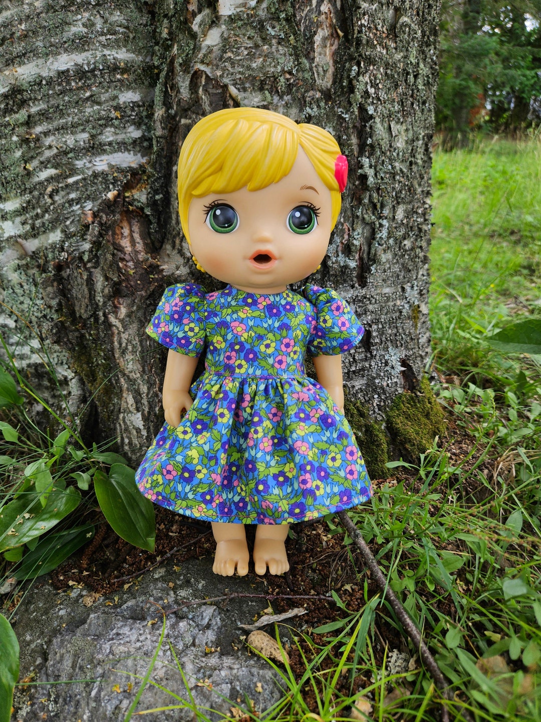 12 Inch Baby Alive Doll Clothes, Purple Bloom Dress - Etsy