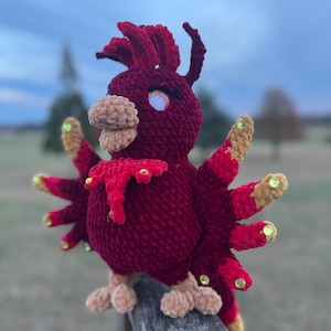 Crocheted Phoenix Plushie!