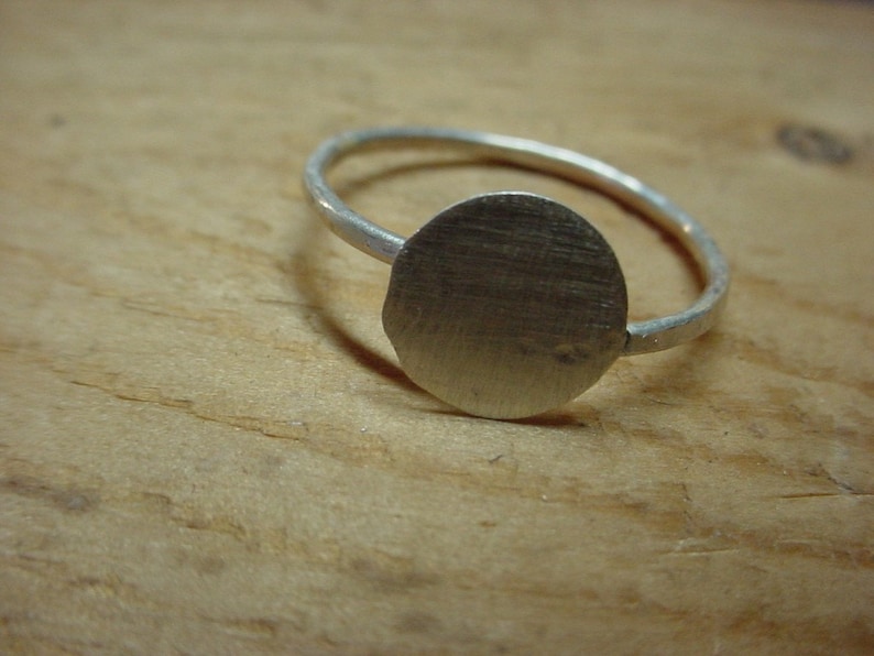 Custom Sized Ring Blank With 3/4 Inch Glue Pad .925 Sterling Etsy