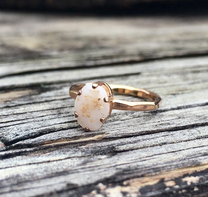 12 Ring blanks 8x6 mm prong setting Gold Filled 14 ga Etsy