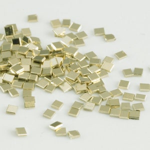 10k yellow gold chip Solder about 90 chips about 1/4 gram easy density image 1