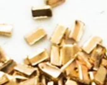 Chip solder for gold filled materials - yellow silver solder - 500 to 1500 pieces about a gram ( I weigh it) Darker than photo in this  pkg