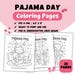 Pajama Day Coloring Pages: 25 Fun Printable Sheets (PDF Download) - Etsy