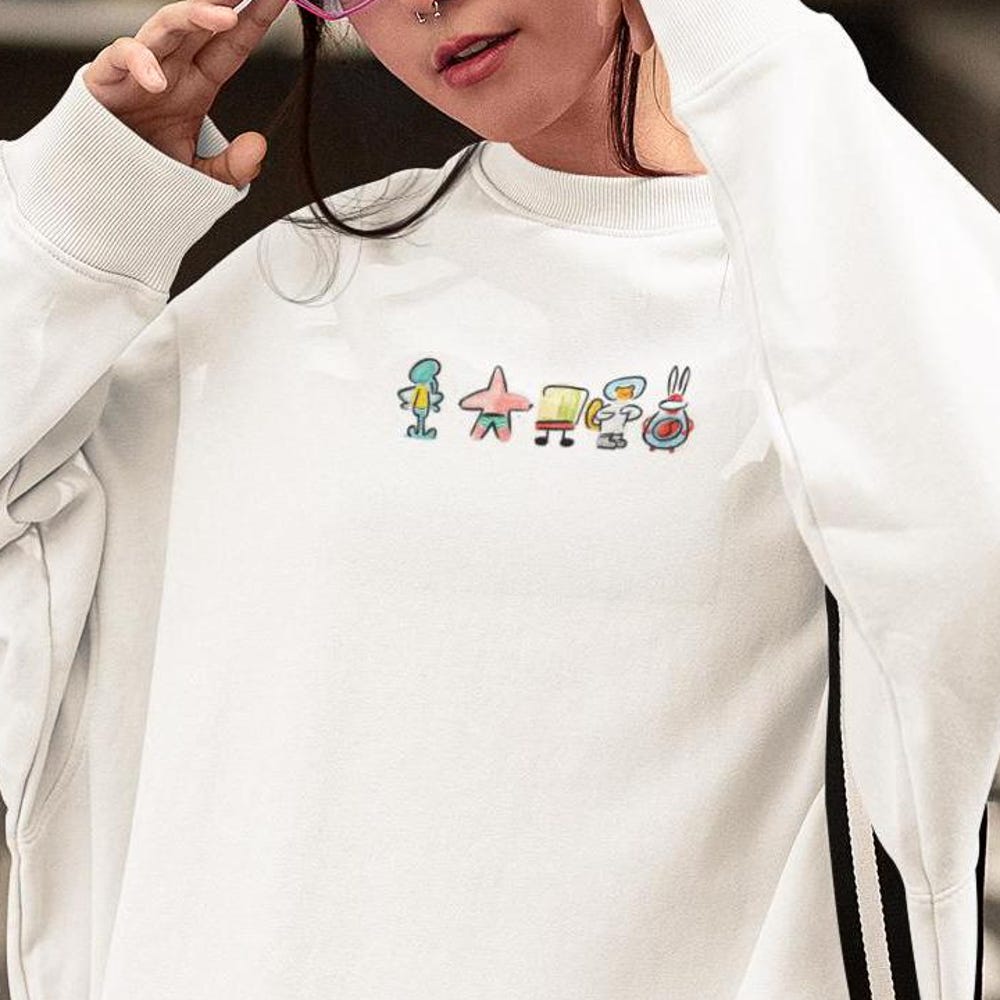 Spongebob Sweatshirt, Sweatshirt For Friends, Spongebob Sweatshirt, Disney Sweatshirt, Sweatshirt To Watch Movies, Aesthetic Sweatshirt. Shirttrend