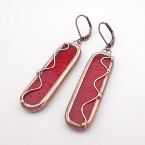 Heartbreak Beat - Stained Glass Earrings