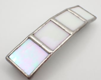 Angelic - Medium Stained Glass French Barrette