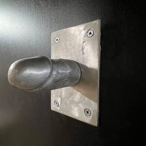 Custom door handles, handmade, 100% metal (aluminum). Very massive and durable.