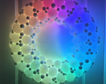 RGB LED Color Changing Wreath