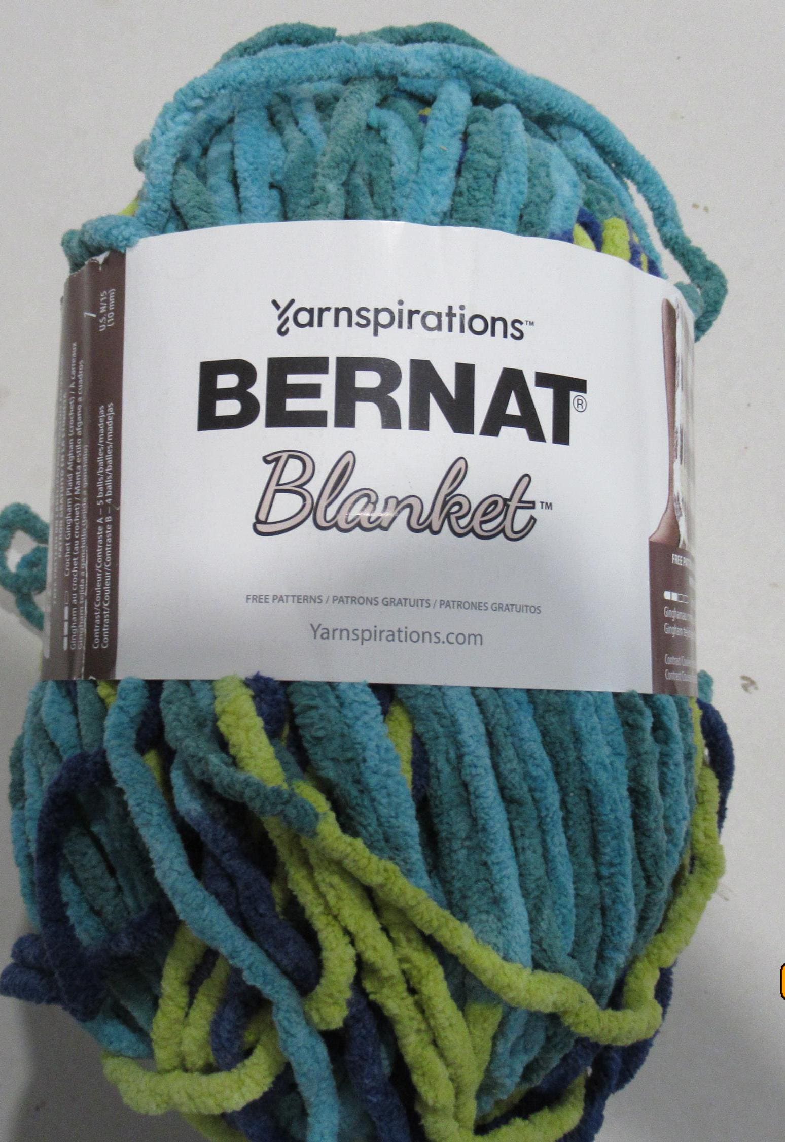 Ubuy Bernat Blanket Yarn Sunshine Green Bernat Blanket Yarn Oz