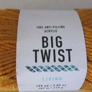 Big Twist Living Mustard