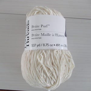 Loops and Thread. Petite Purl Winter White