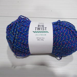 Big Twist Jellybean.  Sour Blue Raspberry