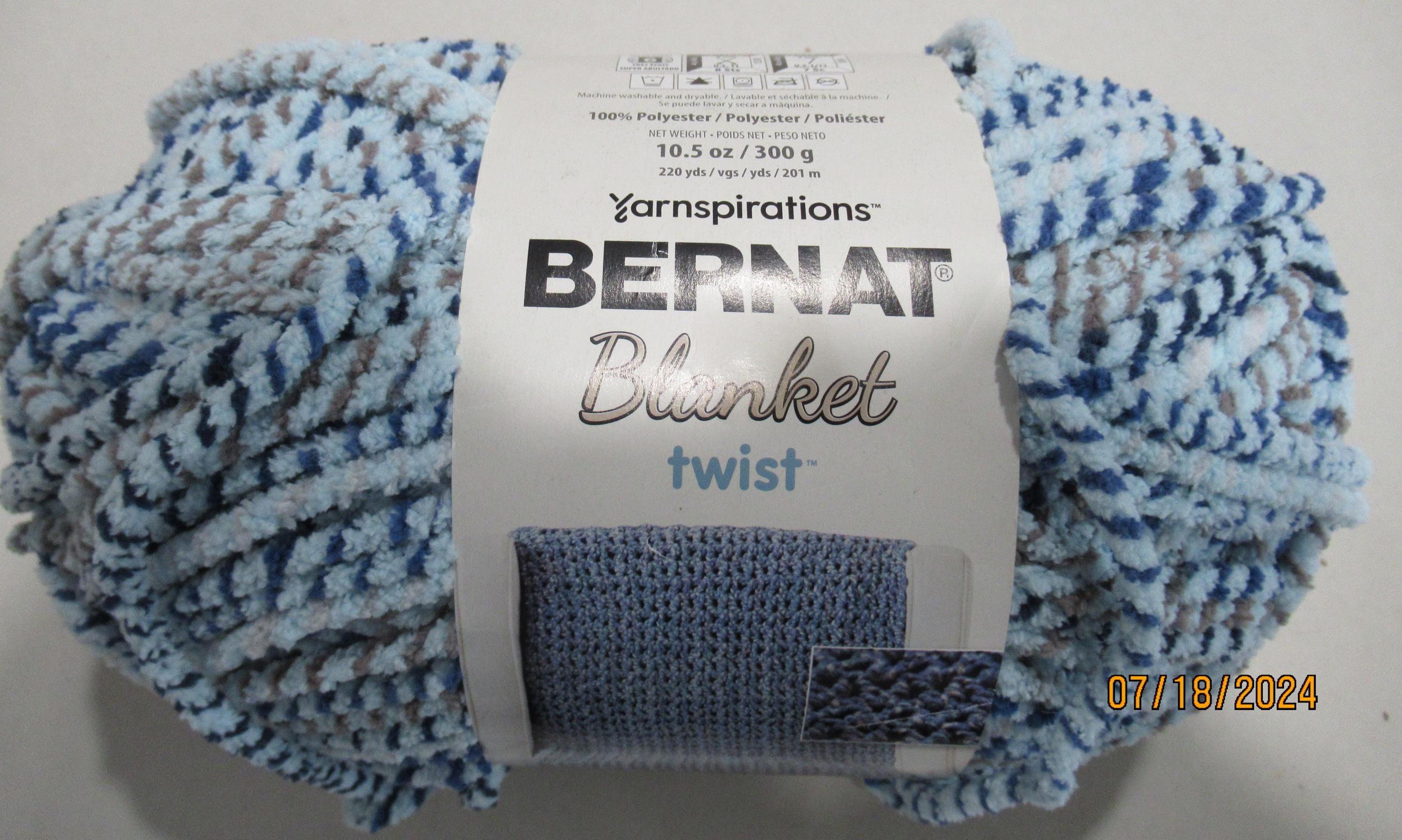 Bernat Coperta Twist Filato Mare E Stelle 300g - Morbido Ciniglia Sfumato Per Maglia E Uncinetto