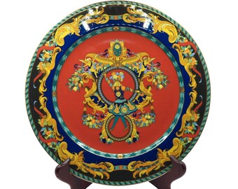 Versace Le Roi Soleil Rosenthal Germany Sammler Keramik Teller Luxus Dekor Vivid Verziertes Design