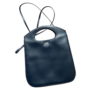 BALLY Switzerland, Deep Rich Blue, Top Handle Handbag