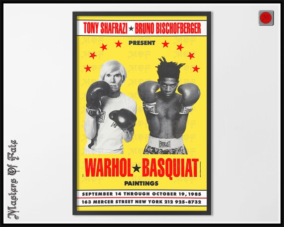 Andy Warhol Jean-michel Basquiat REMASTERED Pop Art Promo - Etsy