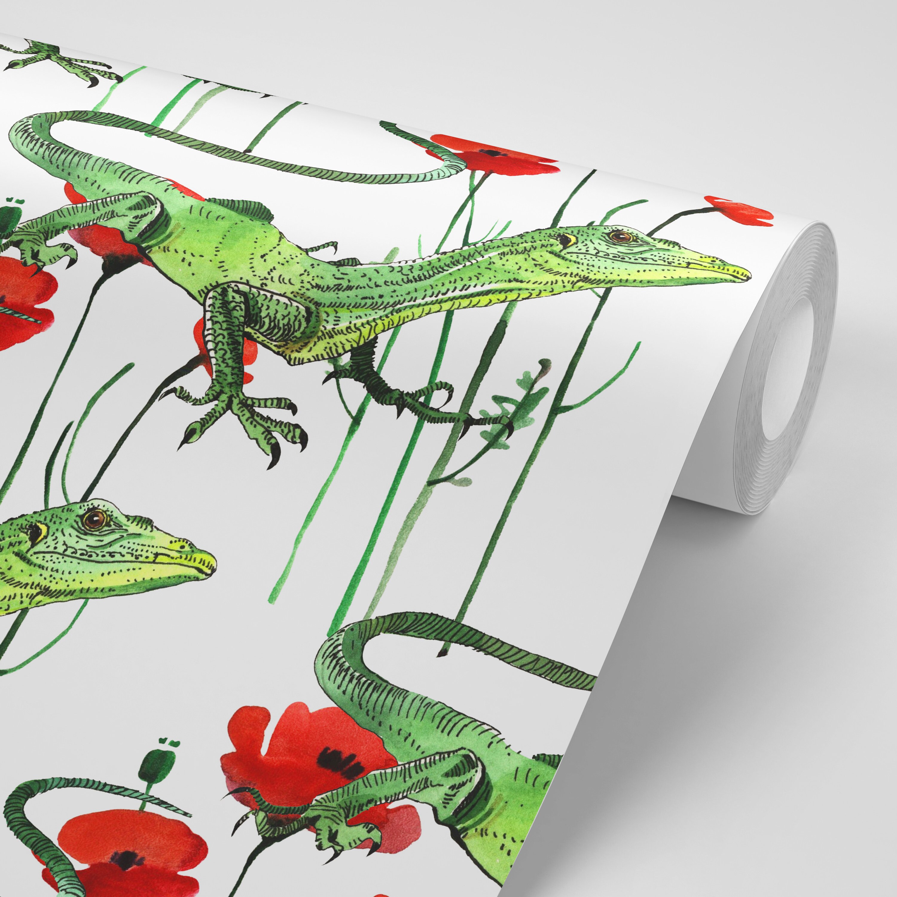 Kimono Dragon Wallpaper Pattern Peel & Stick Repositionable | Etsy