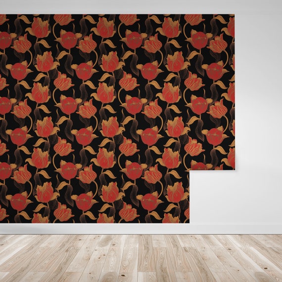 Red And Black Textured Wallpaper In 2019 Black Phone
