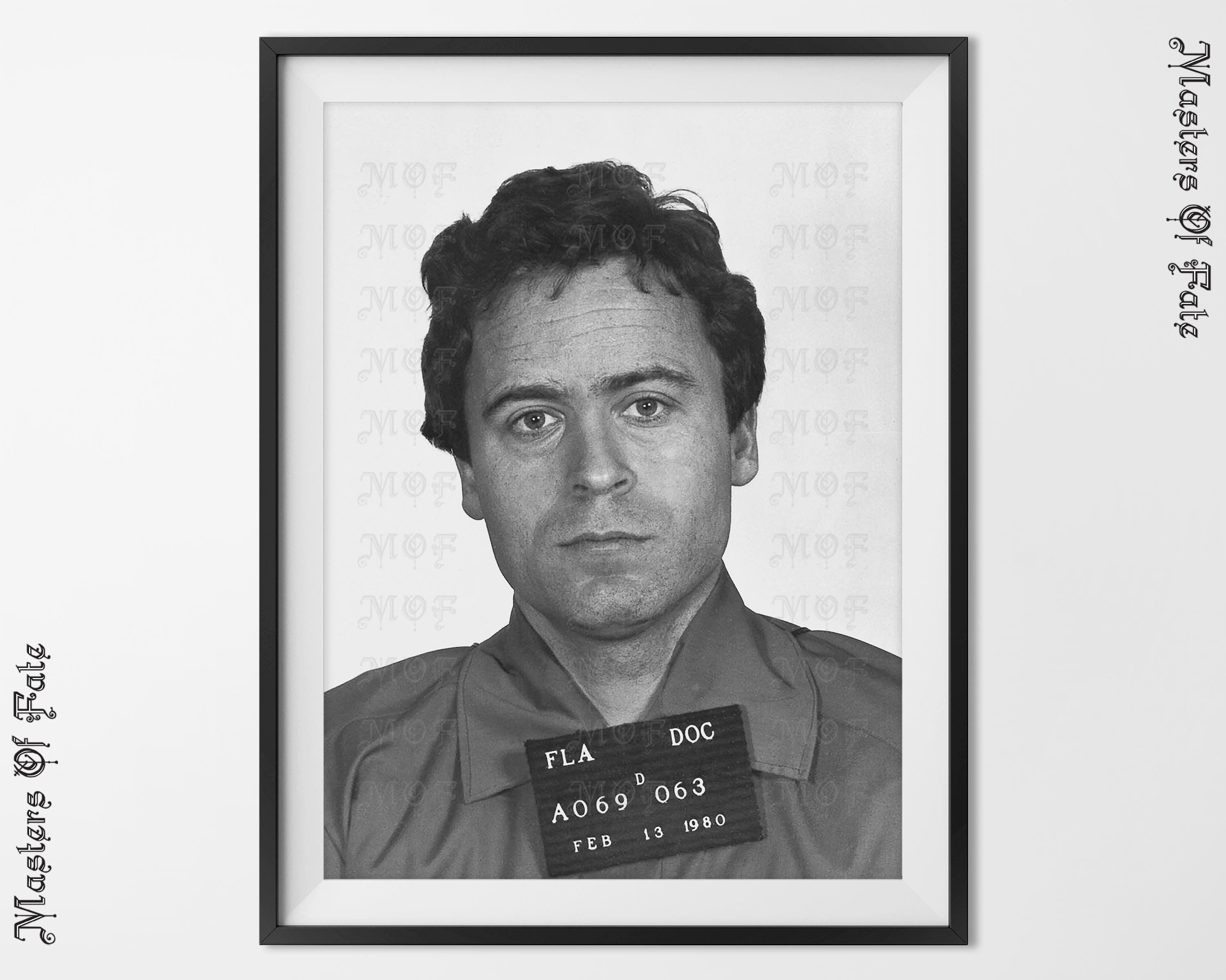 Ted Bundy Mugshot Poster American History True Crime - Etsy Norway
