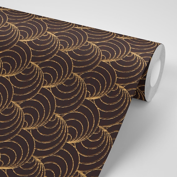 Télécharger gratuitement Images Papier Peint Art Deco Rugissant 20 S Motif Peel Etsy actualisé par