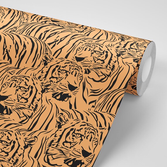 Repositionable FREE SHIPPING Wallpaper African Spiders Vintage Illustration Science Insects Peel /& Stick Wallpaper