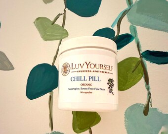 Chill Pill | Herbal Nootropic, Stress Relief | Vegan Capsules