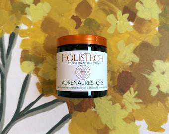 Adrenal Restore Supplement | Organic Kidney Support, Vegan Capsules