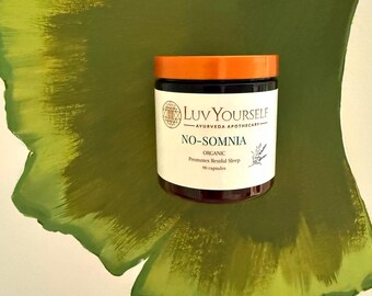No-Somnia Herbal Sleep Aid | Vegan Capsules, Ayurveda
