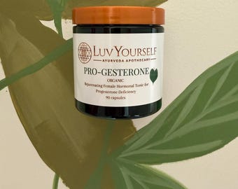 Pro-Gesterone | Perimenopause | Female Hormonal Tonic | Low Progesterone | Reduce Anxiety | Organic Herbal Supplement | Handcrafted