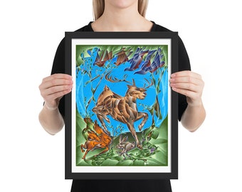 Animal Destiny Framed Poster