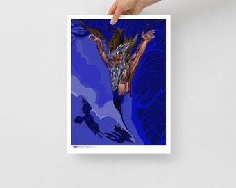 Hanged God Odin - Poster