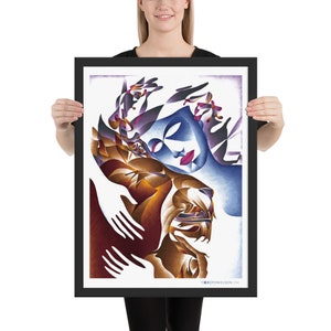 Strength framed poster
