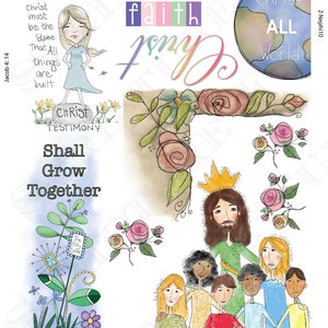 Book Of Mormon, Doctrine and Covenants, Sticker sheet 3