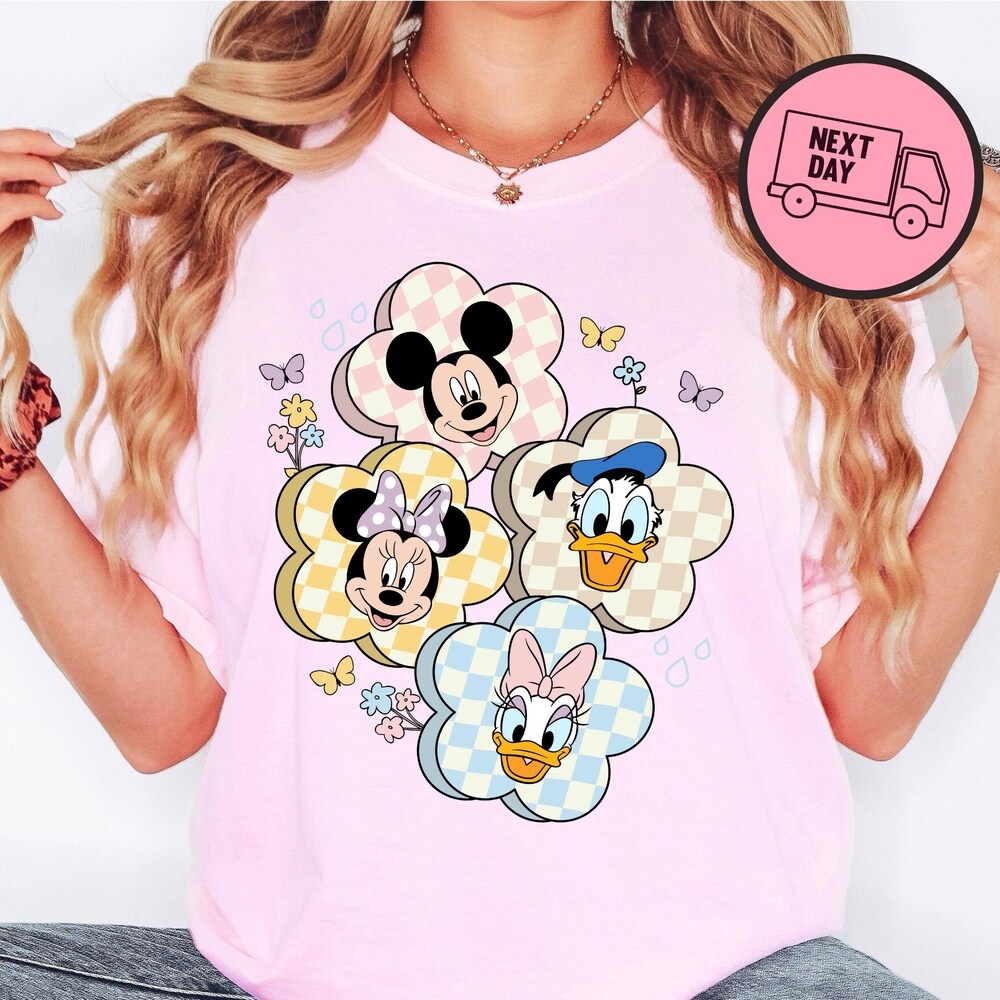 Easter Disney Shirt Mickey And Friends Easter Shirt Easter Sweatshirt Easter Gift Minnie Daisy Donald Easter Shirt Kids Easter Long Sleeve Teeshirtsummer
