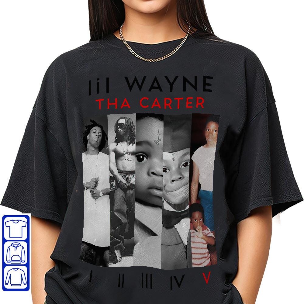 Lil Wayne Tha Carter 3 Tour Vintage Shirt, Retro Hip Hop Rap Tee, Lil Wayne 90S Style Merch, Vintage Concert T-Shirt