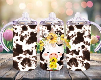 Sippy Cup with Handles: Stainless Steel, Double Wall