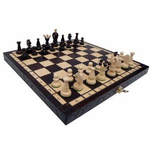Royal middle Chess Set, Premium Gift Chess, Handcrafted Wooden Chess Sets