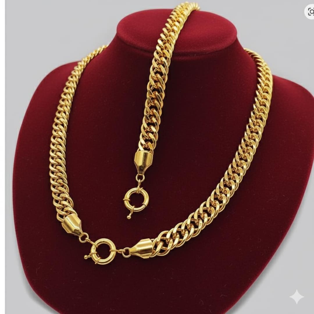 Arab-inspired Middle Eastern Elegance Feryal 21K Gold Plated Chain ...