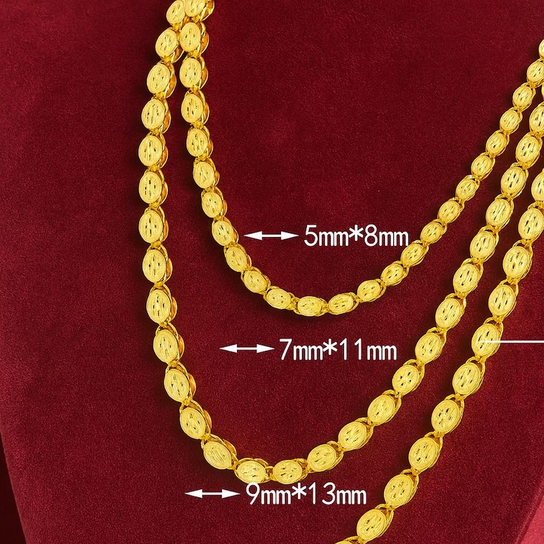 21K Gold Plated Arab Chain Necklace: Halabi Heritage Design حلبي - Etsy